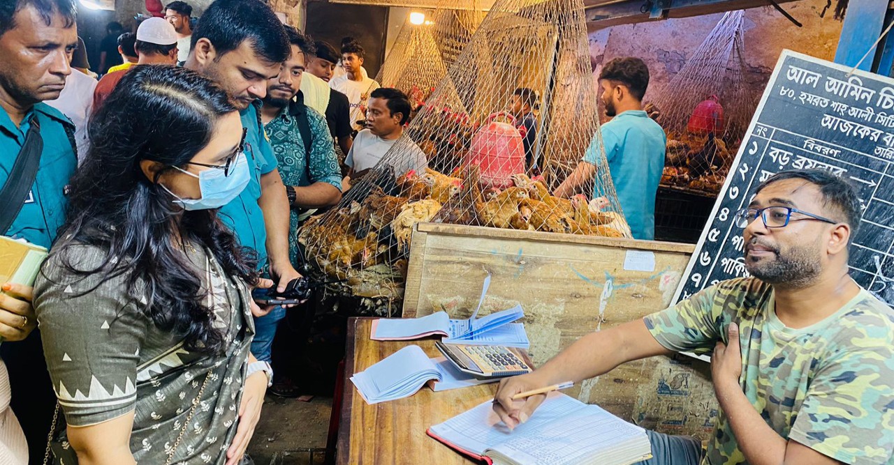 পণ্যের মূল্য স্থিতিশীল রাখতে বাজার তদারকি করছে ৫ টিম