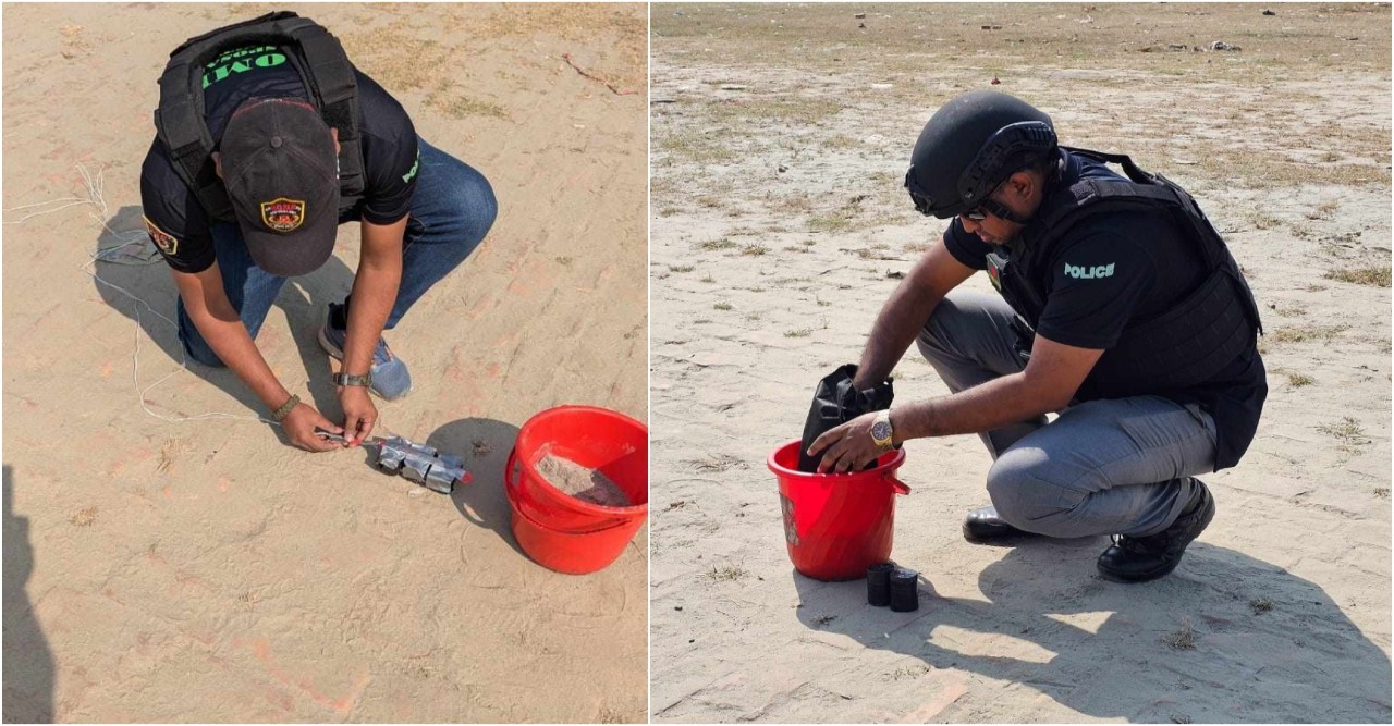 ফার্মগেটে উদ্ধার ককটেল নিষ্ক্রিয় করল বোম্ব ডিসপোজাল ইউনিট